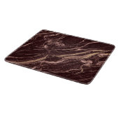 Burgundy Marble Bold Refined Modern Style カッティングボード (角)