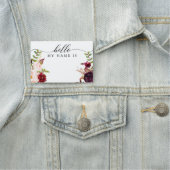 Burgundy Marsalaの名前タグ 名札 (インサイチュ)