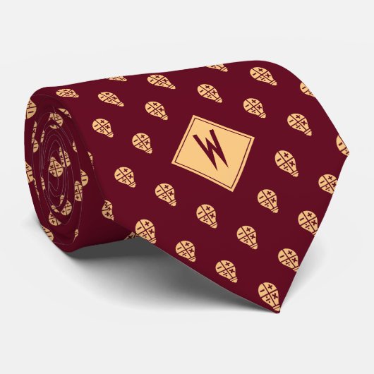 Burgundy Math Teacher Arithmetic ネクタイ (ロール)