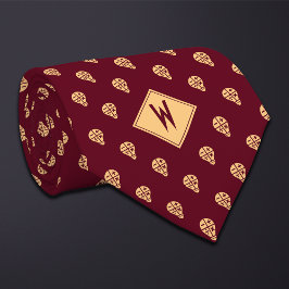 Burgundy Math Teacher Arithmetic ネクタイ