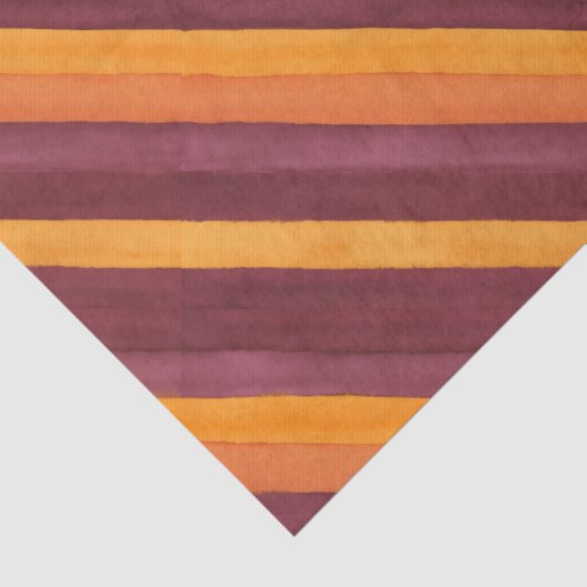 Burgundy Orange Diagonal Striped 薄葉紙 (詳細)
