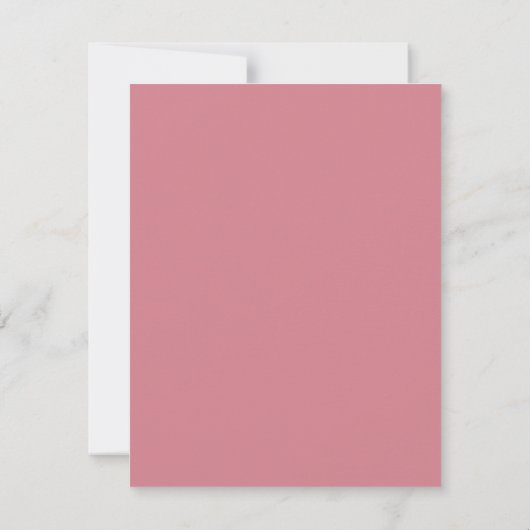 Burgundy Pink Iris Flower Art Note Card Set ノートカード (裏面)