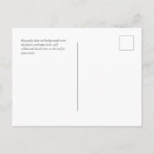 BURGUNDY QRスキャンコードの結婚ウェブサイト詳細 ポストカード (裏面)