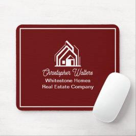 Burgundy Real Estate Company Custom Realtor マウスパッド