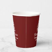 Burgundy Real Estate Company Custom Realtor 紙コップ (右)