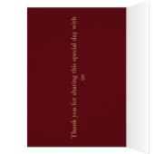 Burgundy Red Rose Moody Dark Romance Folded Table  (内側 (左))