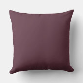 Burgundy Rose Gold Floral Sweet 16 Thank You クッション (裏面)