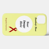 Burgundy Standard Ribbon Tmpl by Kenneth Yoncich Case-Mate iPhoneケース (裏面 (横))