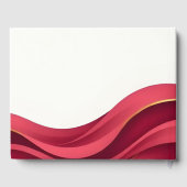 Burgundy Wedding ゲストブック (裏面)