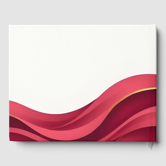 Burgundy Wedding ゲストブック (裏面)