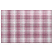 Burgundy White Checker Diamond Pattern ファブリック (ヤード)