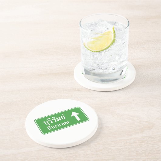 Buriram Ahead ⚠タイ高速道路交通標識⚠ コースター (側面)