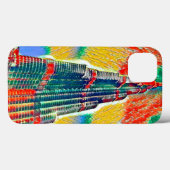 BurjカラフルなKhalifaの多彩な絵画 Case-Mate iPhoneケース (裏面 (横))