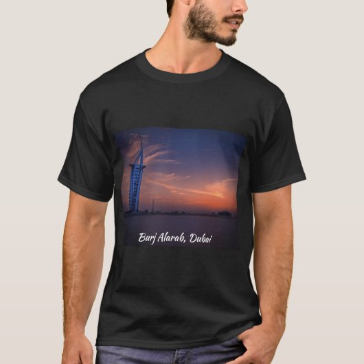 Burj Alarab, Dubai UAE Emirate Tシャツ (正面)