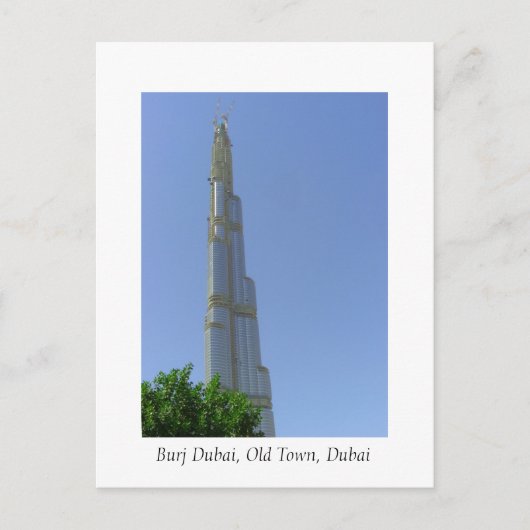 Burj Dubai, Old Town, Dubai ポストカード (正面)