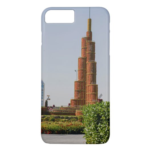 Burj Khalifaのドバイの奇跡の庭 Case-Mate iPhoneケース (裏面)