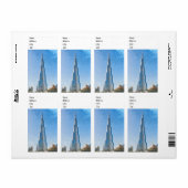 Burj Khalifaのドバイの絵画 ラベル (フルシート)