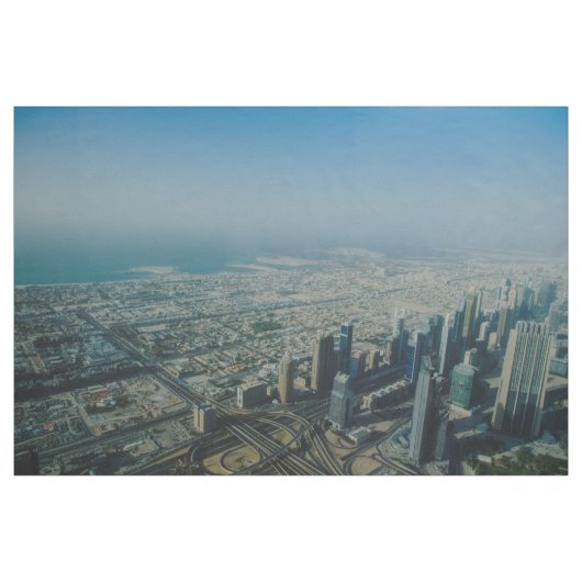 Burj Khalifaの眺め、ドバイ ファブリック (ヤード)