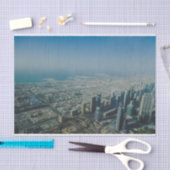Burj Khalifaの眺め、ドバイ 薄葉紙 (クラフト)