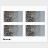 Burj Khalifaの眺め、ドバイ 長方形シール (シート)