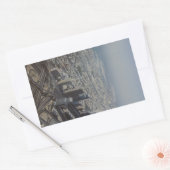 Burj Khalifaの眺め、ドバイ 長方形シール (封筒)