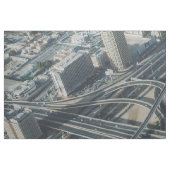 Burj Khalifaの道の眺め、ドバイ ファブリック (ファットクウォーター)