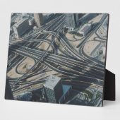 Burj Khalifaの道の眺め、ドバイ フォトプラーク (側面)