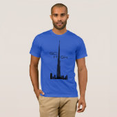 Burj Khalifaドバイタワー Tシャツ (正面フル)