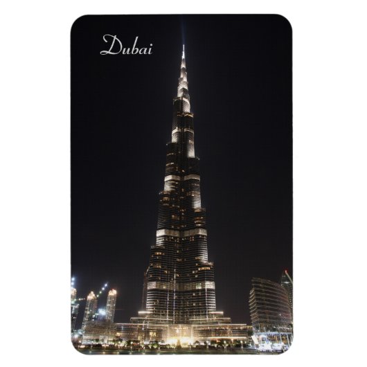 Burj Khalifa, Dubai - Premium Magnet マグネット (縦)