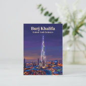 Burj Khalifa United Arab Emirates ポストカード (スタンド正面)