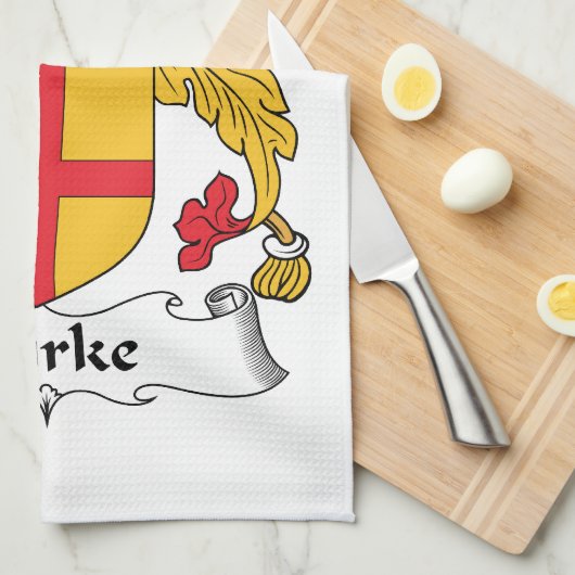 Burkeの家紋 キッチンタオル (四つ折り)