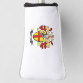 Burkeの紋章付き外衣 ゴルフヘッドカバー (回転90)