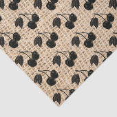 Burlapとさくらんぼ 薄葉紙 (詳細)