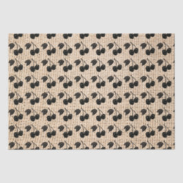 Burlapとさくらんぼ 薄葉紙