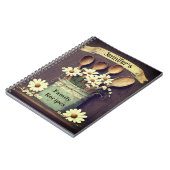 Burlapとデイジー ノートブック (左側)