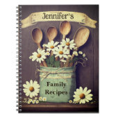 Burlapとデイジー ノートブック (正面)