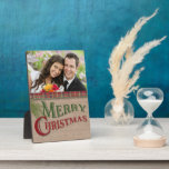 Burlapと赤い格子模様クリスマスフォトプラーク フォトプラーク<br><div class="desc">バーラップキャンバスと赤い格子模様の素朴なカードは、あなたの家族の写真を追加するのに最適である。愛する人の写真を枠の中に挿入する。お願もしい救済連絡救済、お願いし、喜んでお願いいたします。</div>