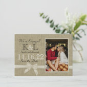 BurlapとBow Country素朴日付を保存 セーブザデート (スタンド正面)