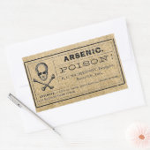 Burlapのヒ素ラベル 長方形シール (封筒)