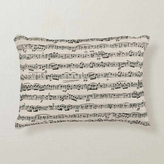 Burlapの楽譜 アクセントクッション (正面)