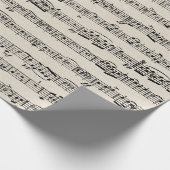 Burlapの楽譜 ラッピングペーパー (角)