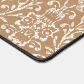 Burlapの素朴Kraft Lace写真の画像 デスクマット (コーナー)