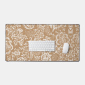 Burlapの素朴Kraft Lace写真の画像 デスクマット (キーボード&マウス)