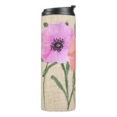 Burlapカラフルサーマルタンブラーのポピー タンブラー (回転左)
