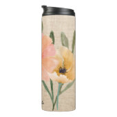 Burlapカラフルサーマルタンブラーのポピー タンブラー (回転右)