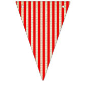 Burlapスターと愛国心のストライプ バンティングフラッグ (第1の旗)