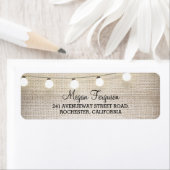 Burlapストリングラ素朴イト ラベル (インサイチュ)