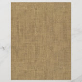 Burlapテクスチャタンスクラップブック紙 (裏面)