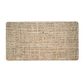 Burlapテクスチャ ラベル (正面)