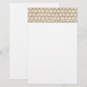 Burlapテクスチャ 便箋 (正面/裏面)